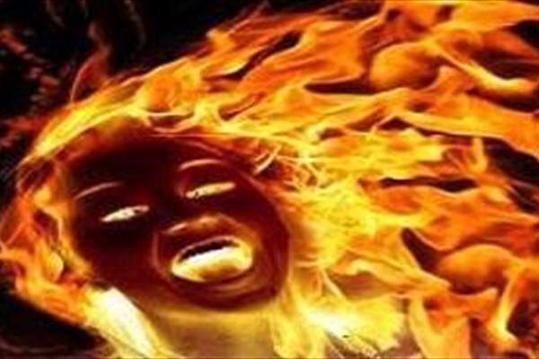 شوهر صیغه ای زن 24 ساله را آتش زد
