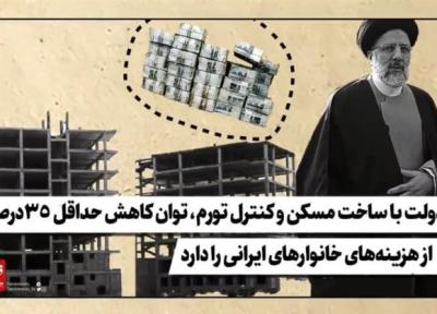 فیلم، دولت با ساخت مسکن و کنترل تورم، توان کاهش حداقل 35درصد از هزینه های خانوارهای ایرانی را دارد